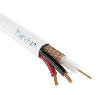 Кабель комбинированный Паритет КВТ-В-2 2х0,5 для видеонаблюдения