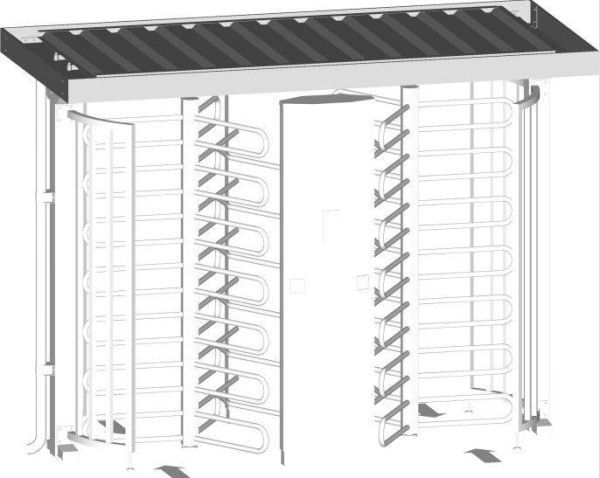 Крыша для серии 2-проходных турникетов ECCO 120 HD/BD Gotschlich Ecco Basic Roof 6EDD1K3-b