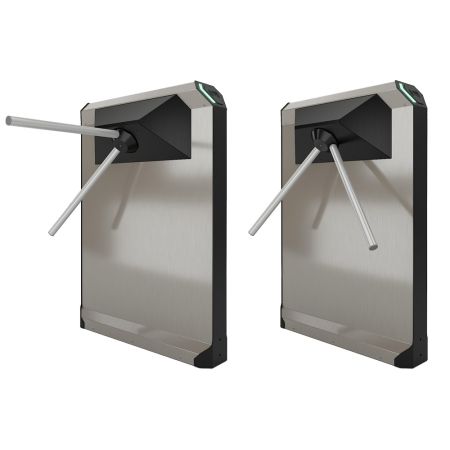 Турникет-дуопод моторизованный Rusgate Premier P2-M-Slim v.1 (с автоматическими планками Антипаника)