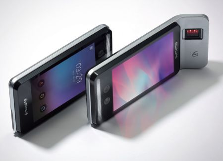 Биометрический терминал распознавания лиц Suprema FaceStation F2-ODB Thermal с модулем измерения температуры