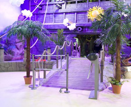 Электронная проходная PERCo-KT02.9 с планками Антипаника