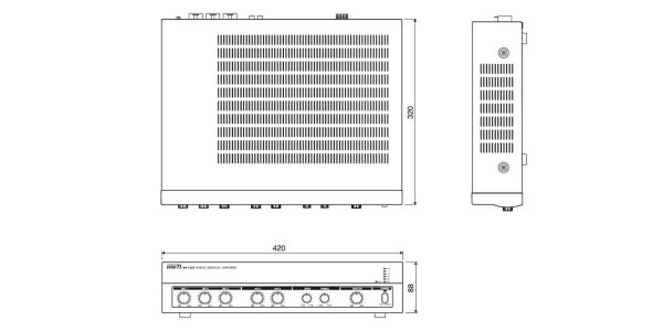 Усилитель мощности Inter-M A-60, 60Вт