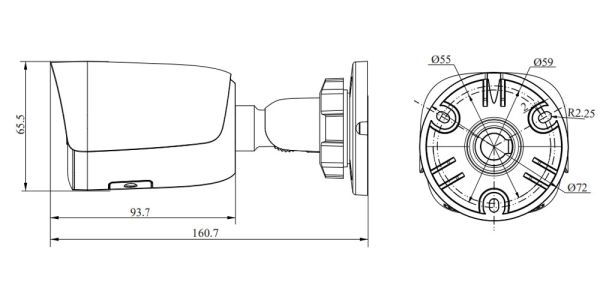 IP-видеокамера 4Мп RVi-1NCTL4156 (2.8) white