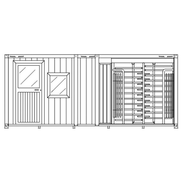 Мобильный бокс с офисом Came Ozak Container 6M C (PSGC6MC)
