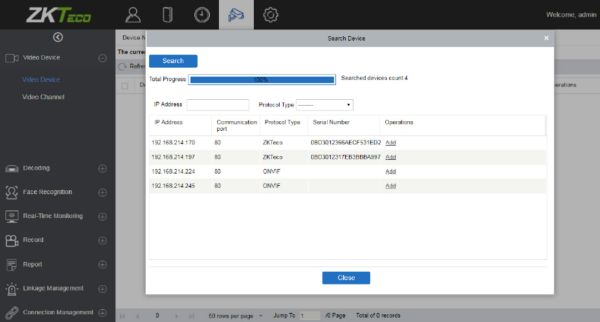 Программное обеспечение видеонаблюдения ZKBio Access IVS Economic (ZKBA-VMS-P64)