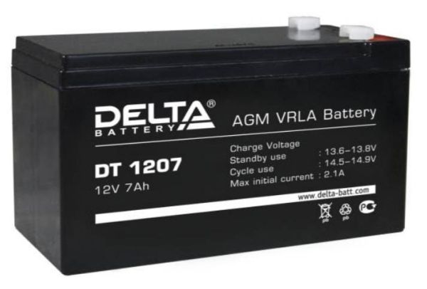 Аккумулятор DT 1207 (12В 7 Ач)