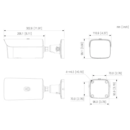 IP-видеокамера 6Мп Dahua DH-IPC-HFW5659Z-Z4HE-PV-PRO