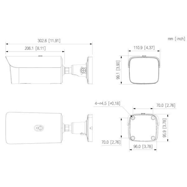 IP-видеокамера 6Мп Dahua DH-IPC-HFW5659Z-Z4HE-PV-PRO