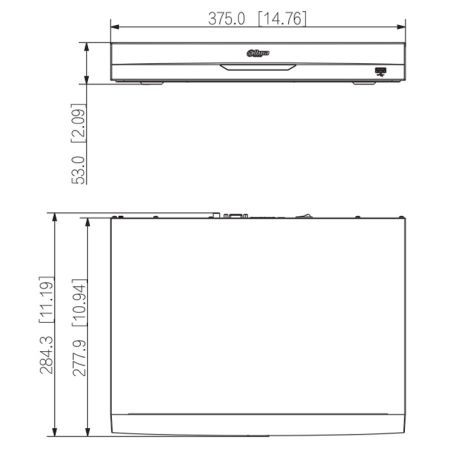 IP-видеорегистратор PoE 8-канальный WizSense Dahua DHI-NVR2208-8P-I2