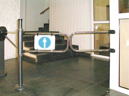 Калитка механическая Ростов-Дон К21 лв ХРОМ (без дуги)