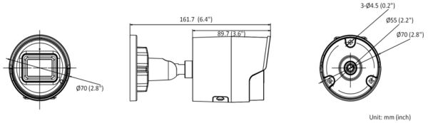 Уличная IP-камера 8Мп Hikvision DS-2CD2083G2-IU (2.8 мм) с технологией AcuSense