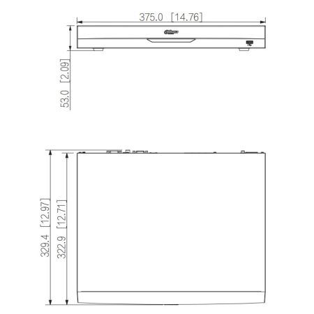 PoE-видеорегистратор 32Мп 8-канальный WizSense Dahua DHI-NVR5208-8P-EI