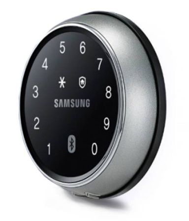 Электронный замок Samsung SHS-D607 XMK/EN, накладной без ручки