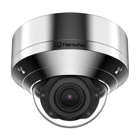 Антивандальная сетевая нержавеющая IP-видеокамера 5Мп Wisenet XNV-8080RSA (3.9-9.4 мм)