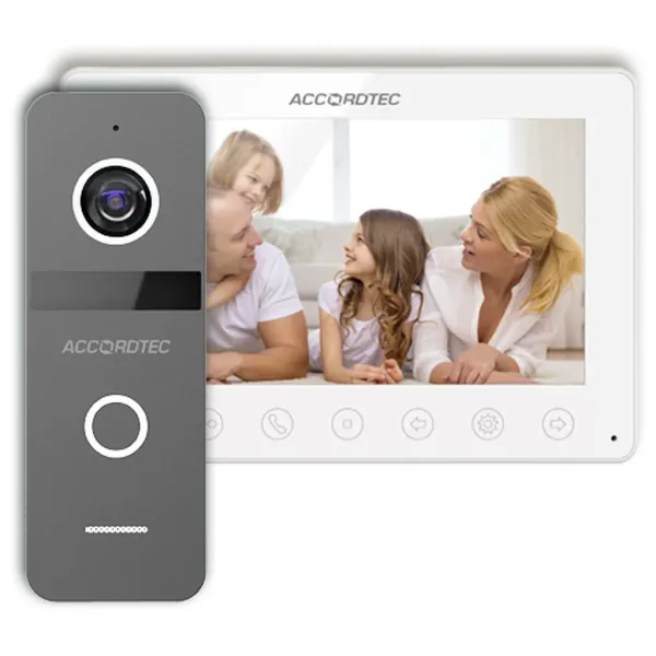 Комплект домофонии AccordTec AT-home10 WH-GR