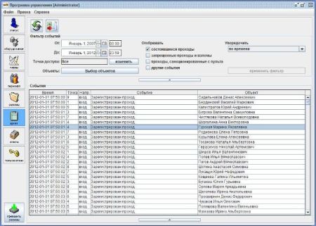 Базовый модуль ПО Sigur, ограничение до 1000 карт доступа