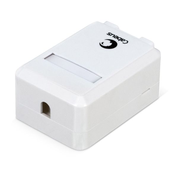 Корпус внешней настенной розетки Cabeus MB-1 на 1 Keystone