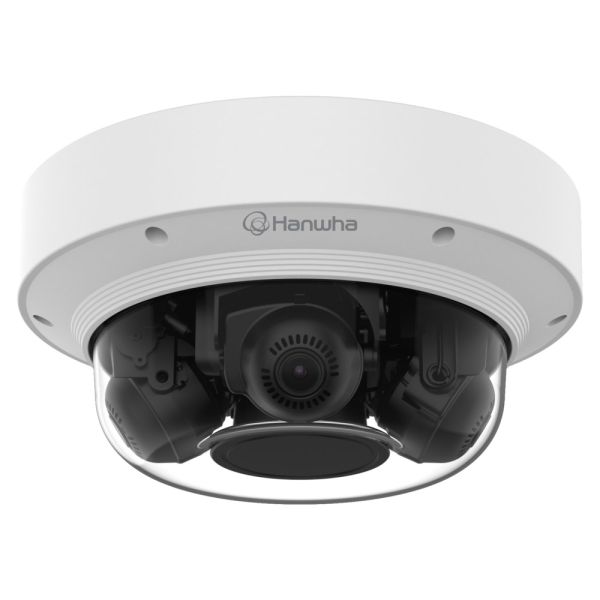 Мультисенсорная IP-видеокамера 3х 2Мп Wisenet PNM-8082VT с 3-мя моторизованными объективами 3-6 мм