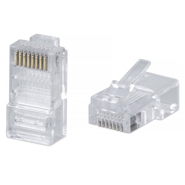 Коннектор RJ-45 Cabeus 8P8C под витую пару, категория 5e, универсальный