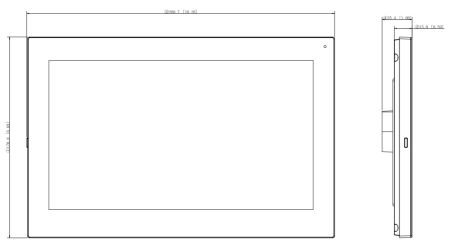 IP-видеодомофон сенсорный 10" Dahua DHI-VTH5341G-W