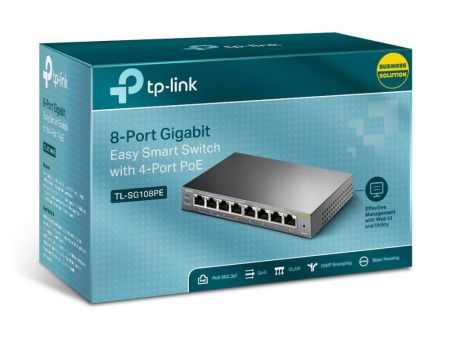 Коммутатор TP-Link TL-SG108PE Коммутатор TP-Link TL-SG108PE