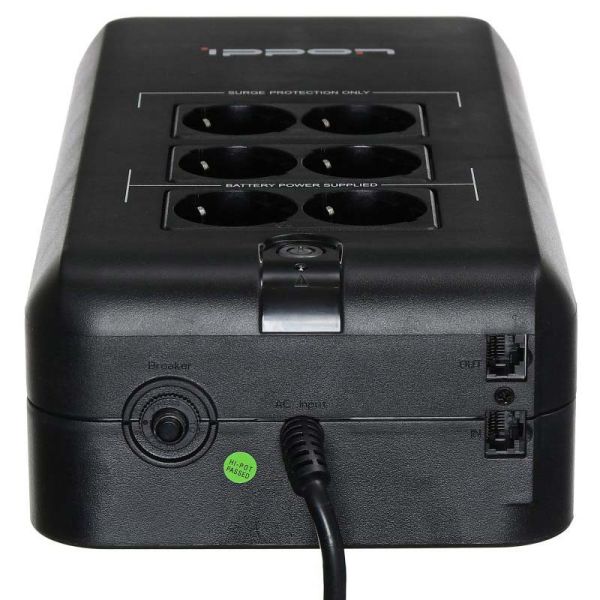 Источник бесперебойного питания IPPON Back Verso 800, 800ВA