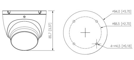 Уличная HD-CVI видеокамера 2Мп Dahua DH-HAC-HDW1200TLMP-IL-A-0360B-S6
