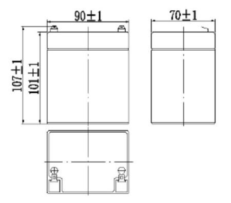 Аккумулятор Etalon FORS 12045 (12В 4.5 А∙ч)
