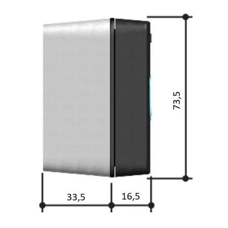 Клавиатура кодонаборная Came SELT1NDG, накладная, с синей подсветкой (806SL-0150)