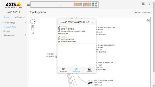 Коммутатор сетевой Axis T8524 PoE+ Network Switch