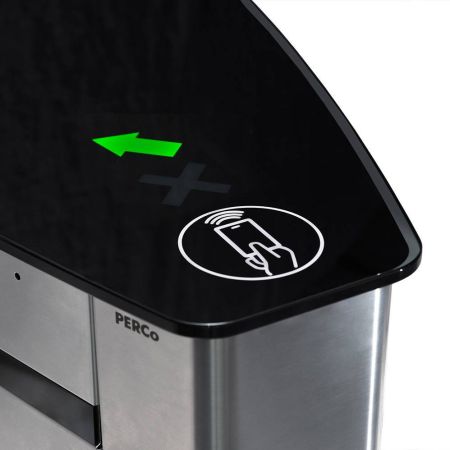 Центральный модуль раздвижного турникета PERCo STD-02.900 "Скоростной проход" со створками 900 мм Центральный модуль раздвижного турникета PERCo STD-02.900 "Скоростной проход" со створками 900 мм