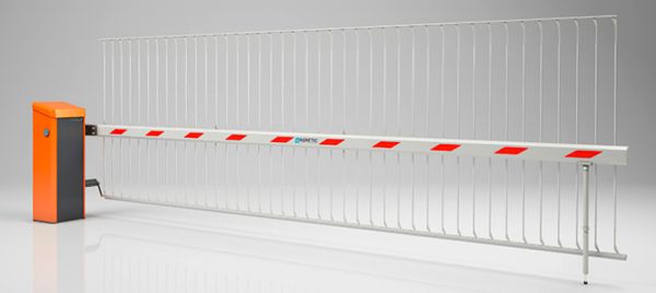 Решетка на стрелу Magnetic GUE1800-040, высокая 1,8 м, шарнирная 4000 мм, для шлагбаумов Access Pro-H, XL2, XXL