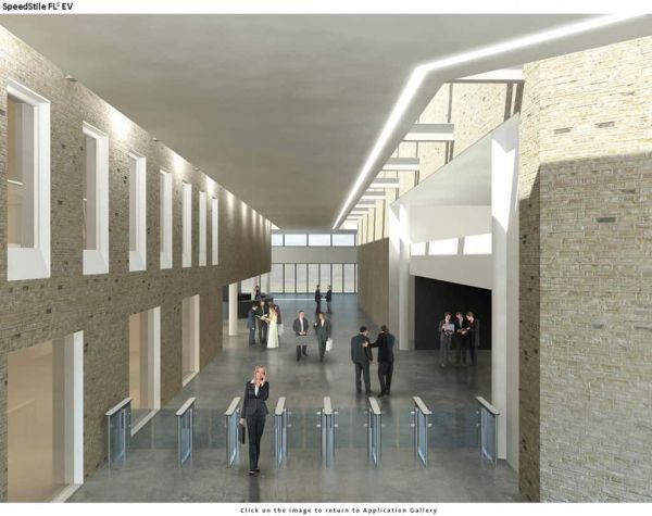 Автоматизированная проходная Gunnebo SpeedStile FLS EV длина 1200 мм