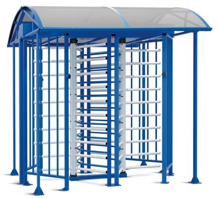 Турникет полноростовой двухпроходной PERCo-RTD-20.2 уличный с электромеханическим приводом