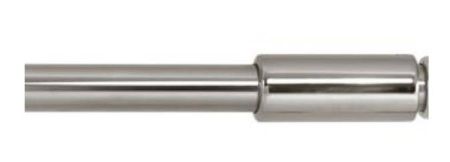 Фиксатор пружинный с перемычкой Ø 25мм (L до 1000мм) НЕРЖ