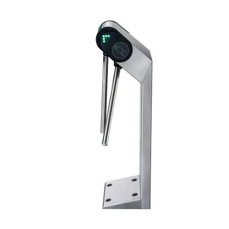 Электронная проходная PERCo KT08.9A из нержавеющей стали, с автоматическими планками Антипаника