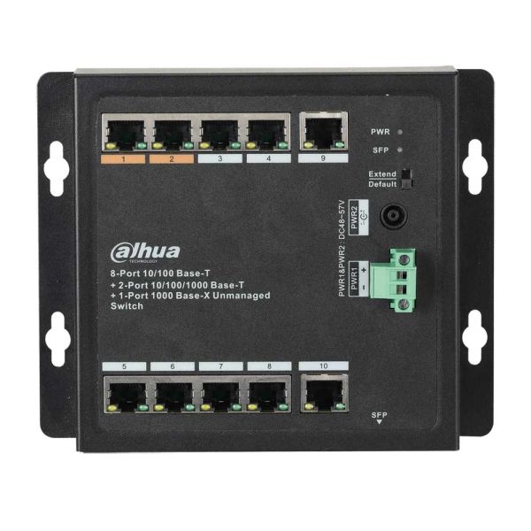 Неуправляемый 8-портовый PoE коммутатор Dahua DH-PFS3111-8ET-96-F
