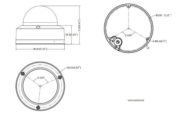 Антивандальная IP-видеокамера 4Мп HikVision DS-2CD2747G2HT-LIZS (2.8-12 мм) с AcuSense и интеллектуальной подсветкой до 40м