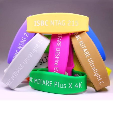 Силиконовый NFC-браслет (с кодировкой, vCard по ТЗ клиента) (жен./дет.)