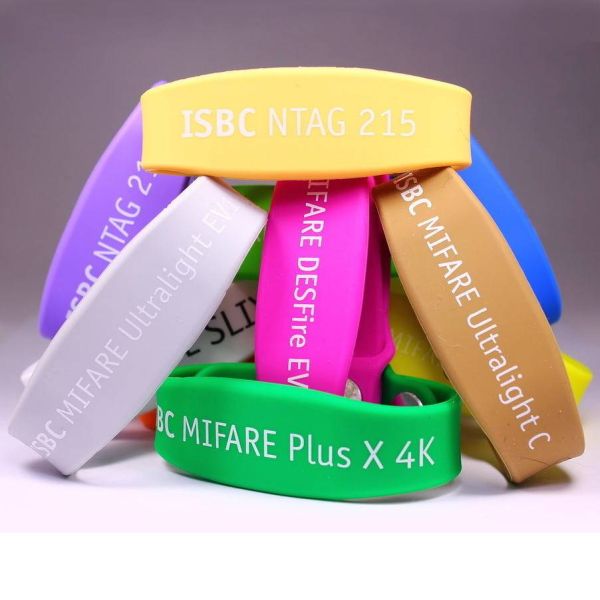 Силиконовый NFC-браслет (с кодировкой, vCard по ТЗ клиента) (жен./дет.)