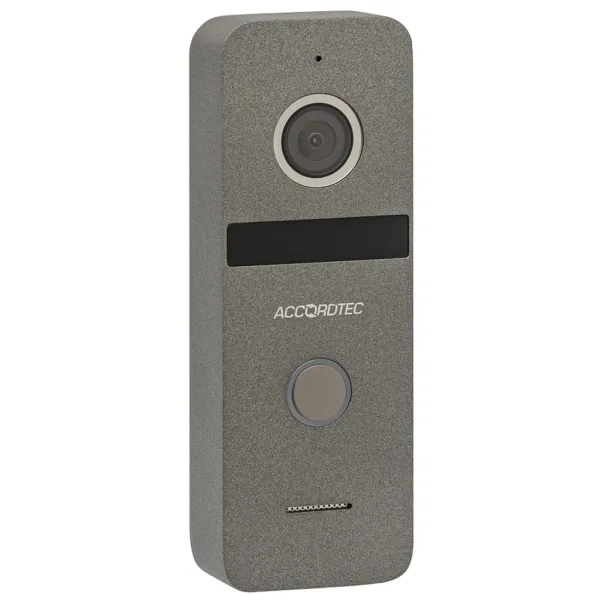 Вызывная панель AccordTec AT-VD308H GR темно-серый, с видеокамерой