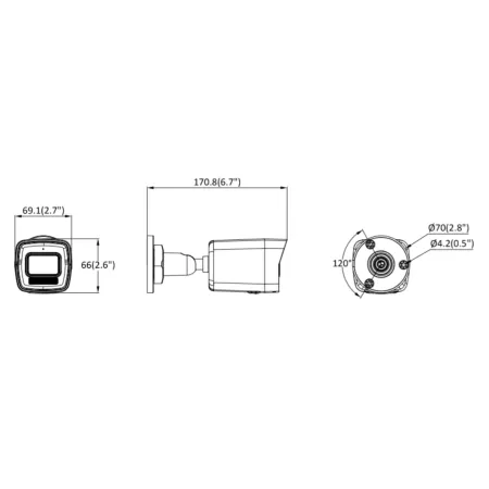 IP-камера 8Мп iFlow F-IC-1182CM(2.8mm) уличная, с микрофоном и ИК-подсветкой до 30 м IP-камера 8Мп iFlow F-IC-1182CM(2.8mm) уличная, с микрофоном и ИК-подсветкой до 30 м