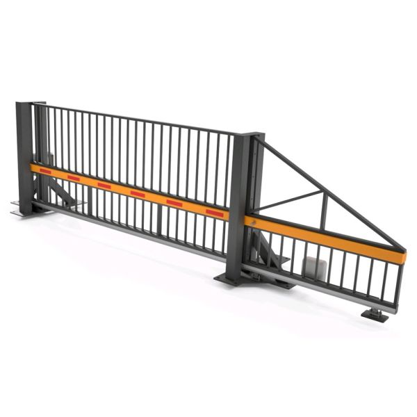 Противотаранные откатные ворота AR-GO Ферум ПВ О 4500М.4С, высота 2500 м