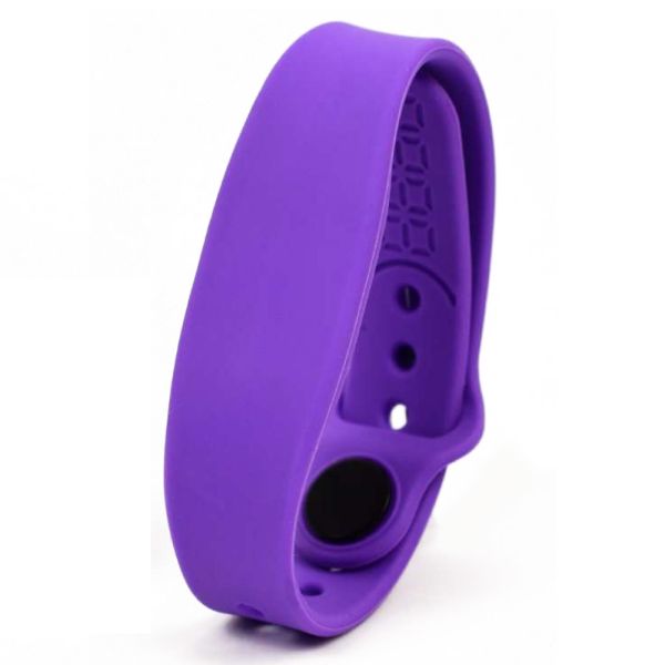 Силиконовый RFID-браслет с двойным чипом Mifare 1k + Em-Marine, с застежкой Силиконовый RFID-браслет с двойным чипом Mifare 1k + Em-Marine, с застежкой