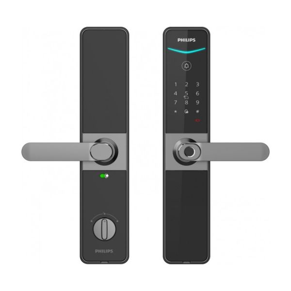 Электронный замок биометрический Philips Easykey DDL610-5HBS с распознаванием отпечатков пальца