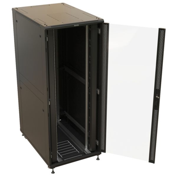 Шкаф напольный Hyperline TTBR-4281-AS-RAL9004, 19", 42U