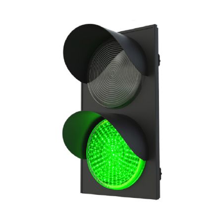 Светофор двухсекционный Came TRFL-300 увеличенный со столбом