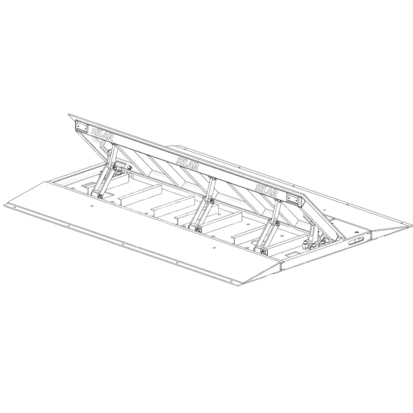 Дорожный блокиратор Silar ПЗП 4000 ГН гидравлический, накладной