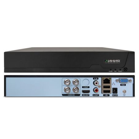Видеорегистратор мультиформатный 4 канальный Линия XVR 4N H.265-N