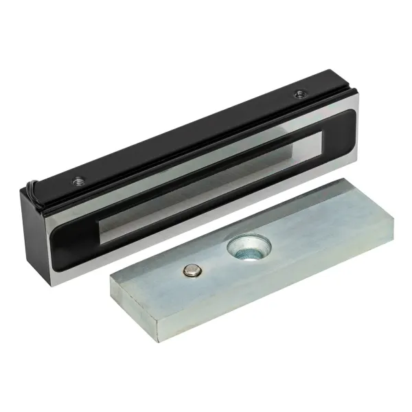Электромагнитный замок AccordTec ML-200K Premium Black с планкой